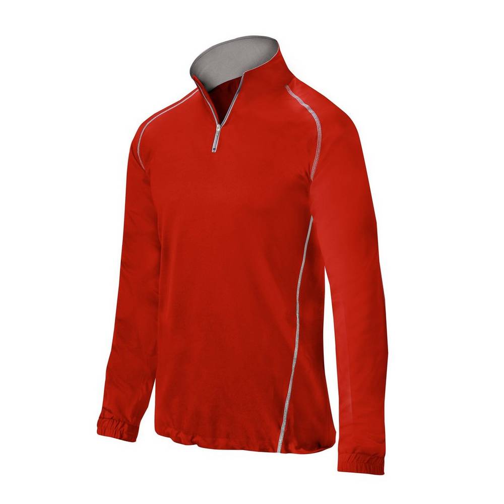 Casaco Mizuno Comp 1/4 Zip Batting - Homem - Vermelhas - PLZKQ2438